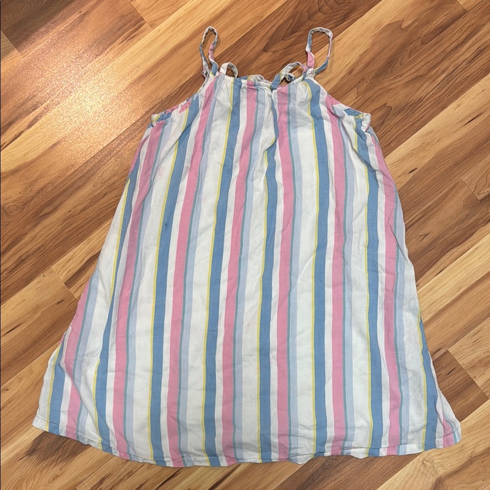 Abercrombie Kids Pastel Striped Dress with pockets